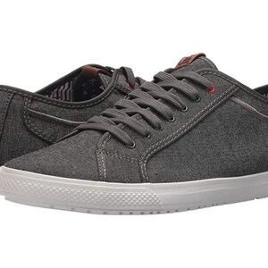 NEW Ben Sherman Mens Chandler Lo Low Top grey Linen Lace Up Lifestyle Sneaker 8